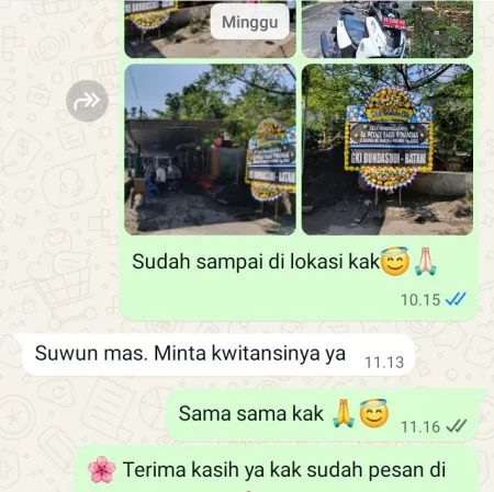 Pengiriman Papan Bunga Duka Winong